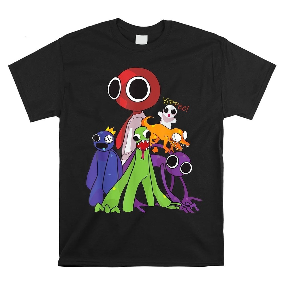 Rainbow Friends Blue Red Orange Green Shirt